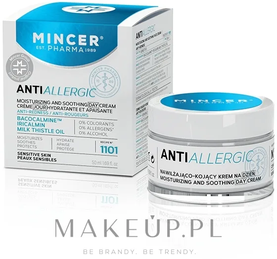 Дневной крем для лица Mincer Pharma Anti Allergic 1101 для чувствительной кожи 50 мл