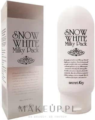 Осветляющая маска для лица «Белоснежка» Secret Key Snow White Milky Pack, 200 г
