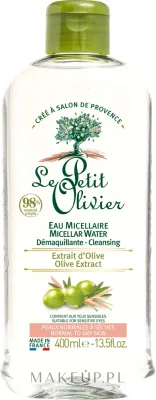 Гипоаллергенная мицеллярная вода Le Petit Olivier с оливой, ромашкой и PHA для сухой кожи, 400 мл