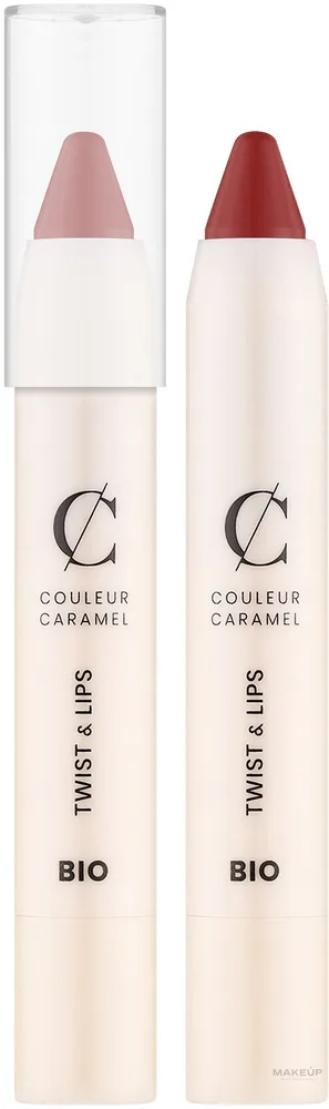 Помада-карандаш для губ Couleur Caramel Twist & Lips, оттенок 404 - Koral
