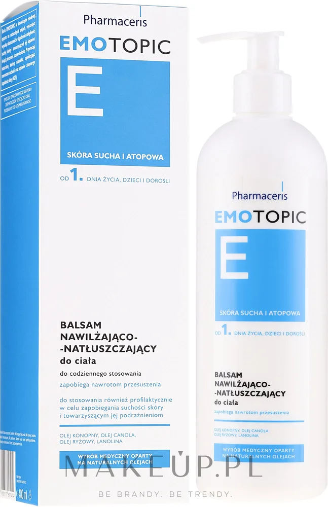 Увлажняющий липидовосполняющий бальзам для тела Pharmaceris E Emotopic Hydrating Lipid-Replenishing Body Balm