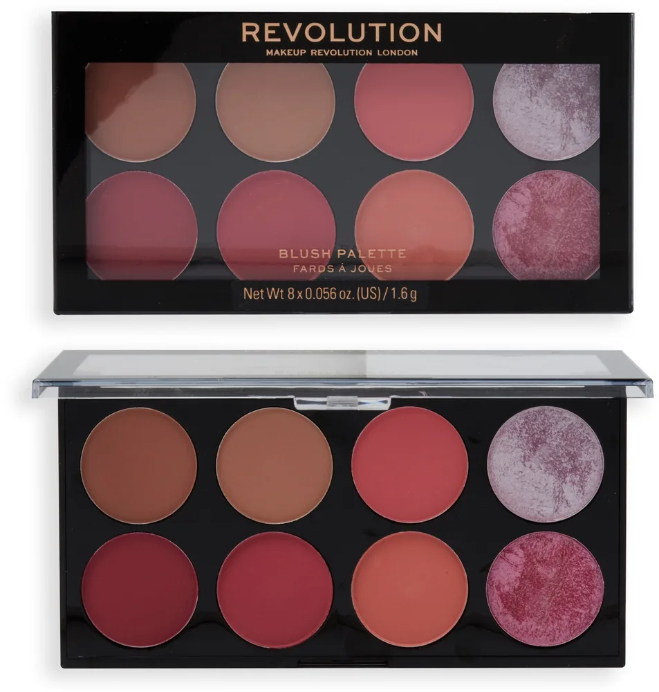 Палетка румян Makeup Revolution Ultra Blush Sugar & Spice, оттенок 04 - Sugar And Spice