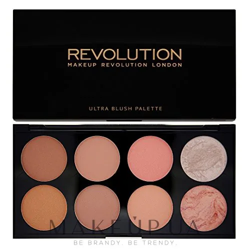 Палетка румян Makeup Revolution Ultra Blush Sugar & Spice, оттенок 03 - Hot Spice
