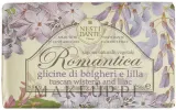 Натуральное туалетное мыло Nesti Dante Romantica с тосканской глицинией и сиренью, 250 г — фото 1