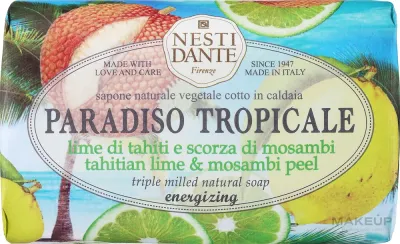 Натуральное туалетное мыло Nesti Dante Paradiso Tropicale с лаймом и лиметтой, 250 г