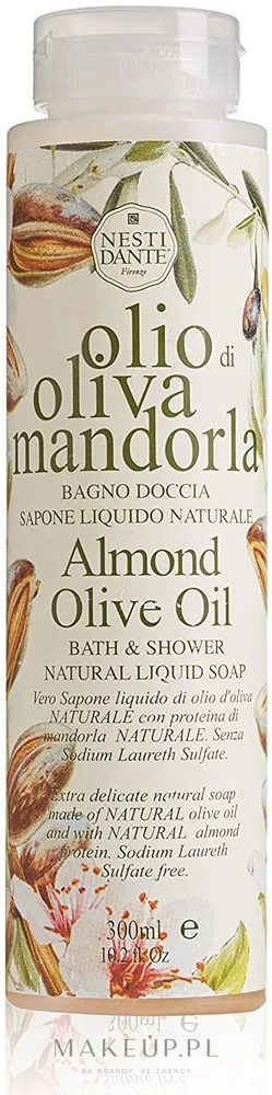 Гель для душа и ванны Nesti Dante Almond Olive Oil Natural Bath & Shower Gel с миндалём и оливковым маслом, 300 мл