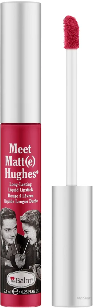 Жидкая помада для губ theBalm Meet Matt(e) Hughes матовая, оттенок Romantic