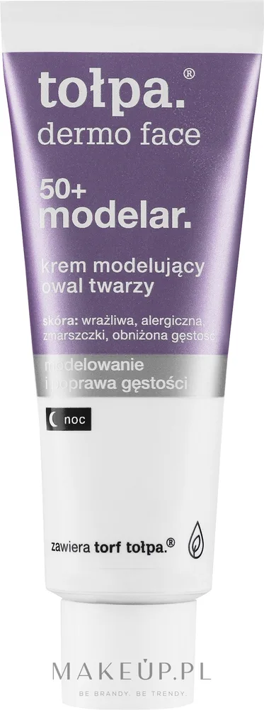 Крем для лица Tolpa Dermo Face Modelar 50+ ночной моделирующий 40 мл