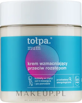Крем для тела Tolpa Mum укрепляющий от растяжек с маслом ши 250 мл