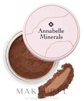 Минеральная тональная основа Annabelle Minerals Radiant Foundation с эффектом сияния, для лёгкого покрытия, 10 г, оттенок Natural Deep
