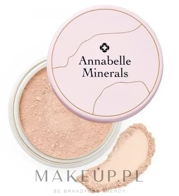 Минеральная тональная основа Annabelle Minerals Radiant Foundation с эффектом сияния, для лёгкого покрытия, 10 г, оттенок Pure Cream