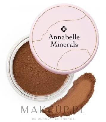 Минеральная тональная основа Annabelle Minerals Radiant Foundation с эффектом сияния, для лёгкого покрытия, 10 г, оттенок Pure Deep