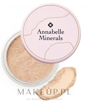 Минеральная тональная основа Annabelle Minerals Radiant Foundation с эффектом сияния, для лёгкого покрытия, 10 г, оттенок Sunny Sand
