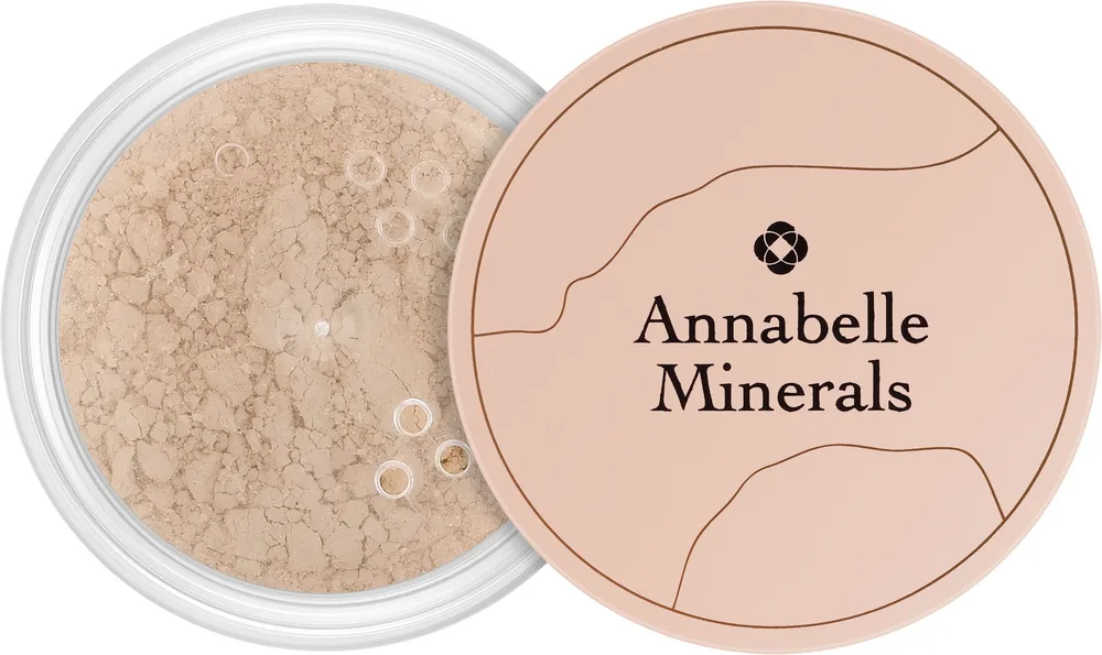 Минеральная матирующая пудра-основа Annabelle Minerals Powder mini, 4 г, оттенок Natural Cream