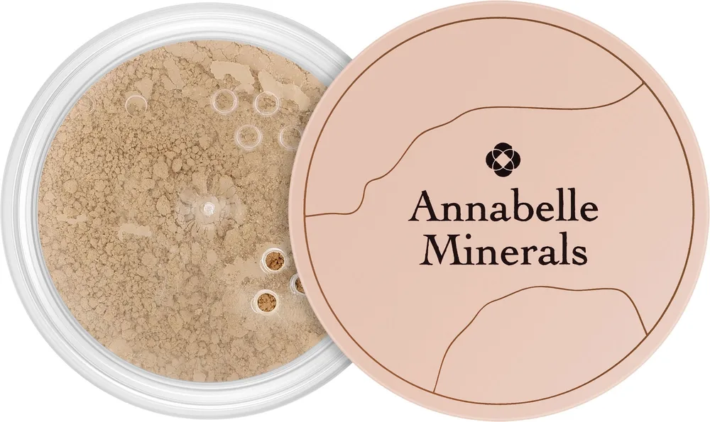 Минеральная матирующая пудра-основа Annabelle Minerals Powder mini, 4 г, оттенок Golden Fair