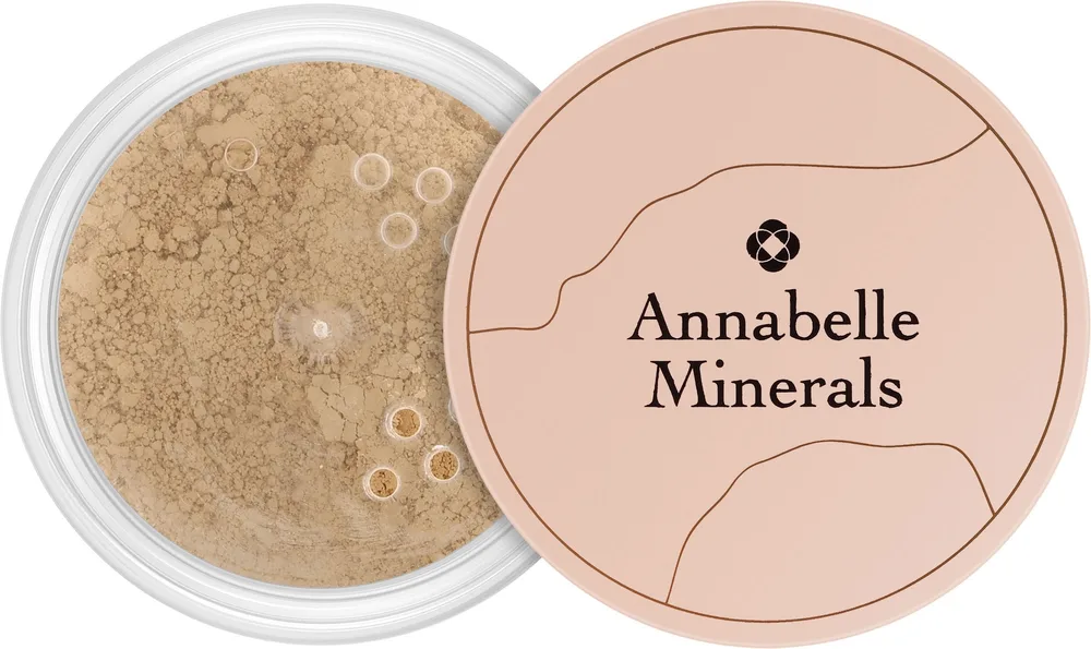 Минеральная матирующая пудра-основа Annabelle Minerals Powder mini, 4 г, оттенок Golden Sand