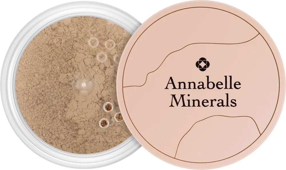 Минеральная матирующая пудра-основа Annabelle Minerals Powder mini, 4 г, оттенок Sunny Sand