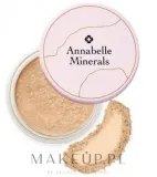 Минеральная тональная основа Annabelle Minerals Coverage Foundation рассыпчатая, кроющая, миниформат, 4 г, оттенок Golden Sand — фото 1