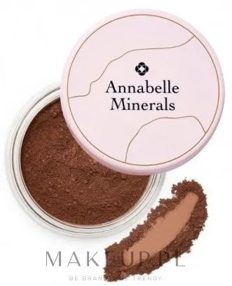 Минеральная тональная основа Annabelle Minerals Coverage Foundation рассыпчатая, кроющая, миниформат, 4 г, оттенок Natural Deep