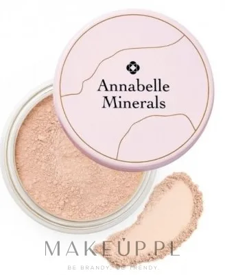 Минеральная тональная основа Annabelle Minerals Coverage Foundation рассыпчатая, кроющая, миниформат, 4 г, оттенок Pure Cream
