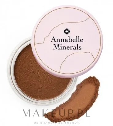 Минеральная тональная основа Annabelle Minerals Coverage Foundation рассыпчатая, кроющая, миниформат, 4 г, оттенок Pure Deep