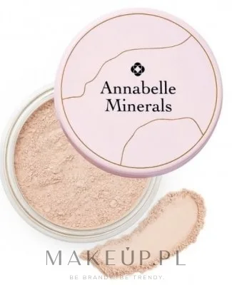 Минеральная тональная основа Annabelle Minerals Coverage Foundation рассыпчатая, кроющая, миниформат, 4 г, оттенок Pure Fair