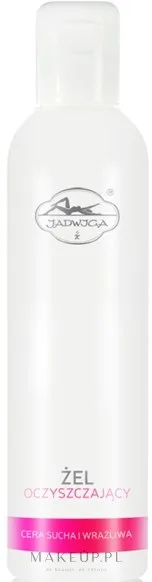 Очищающий гель для сухой и чувствительной кожи лица Jadwiga