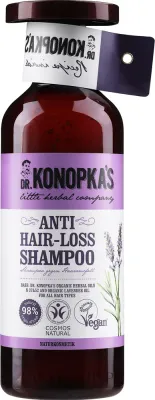 Dr Konopka's Dr Konopka's Anti Hair-Loss Shampoo - Шампунь Dr. Konopka's Anti Hair-Loss против выпадения волос с морошкой, чайным деревом и аргановым маслом, 500 мл