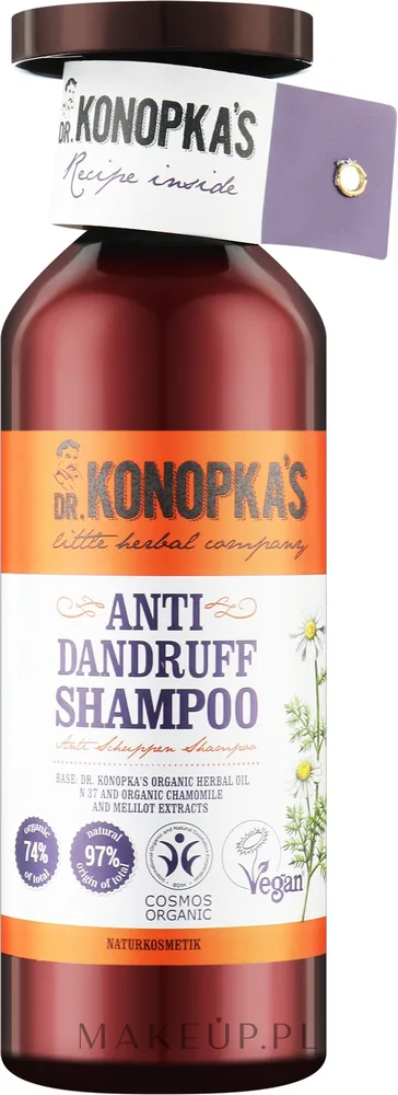 Dr Konopka's Dr Konopka's Anti-Dandruff Shampoo - Шампунь Dr. Konopka's Anti-Dandruff против перхоти с ромашкой и донником жёлтым, 500 мл