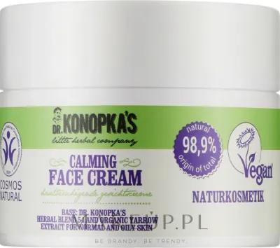 Крем для лица Dr Konopka's Calming успокаивающий с гидролатом тысячелистника 50 мл