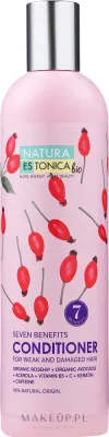 Кондиционер для волос Natura Estonica Bio Seven Benefits с маслом розы и ацеролы, 400 мл