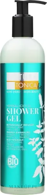 Травяной гель для душа Natura Estonica Bio Herbalicious Shower Gel с мятой и лимоном, 400 мл