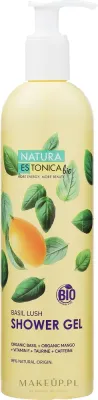 Гель для душа Natura Estonica Bio Basil с грейпфрутом и базиликом, 400 мл