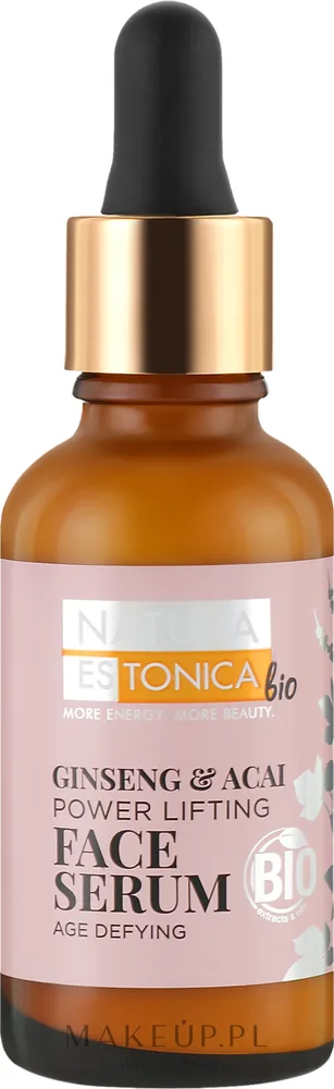 Сыворотка для лица Natura Estonica Ginseng & Acai лифтинг с женьшенем и ягодами асаи 30 мл