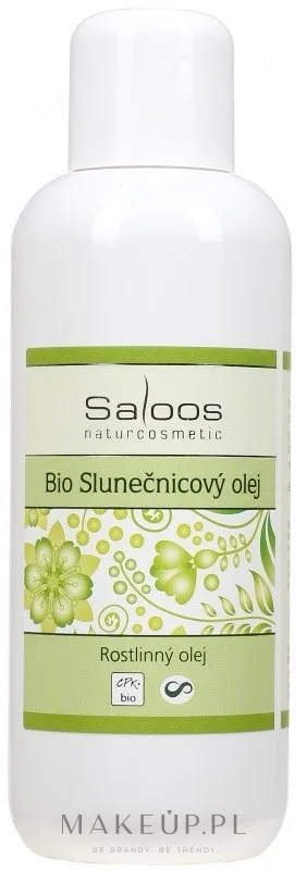Подсолнечное масло Saloos Bio Sunflower Oil для тела лица и волос витамин E 250 мл