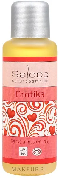 Массажное масло Saloos Erotika иланг-иланг и ваниль для чувственного массажа 50 мл