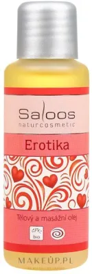 Массажное масло Saloos Erotika иланг-иланг и ваниль для чувственного массажа 50 мл