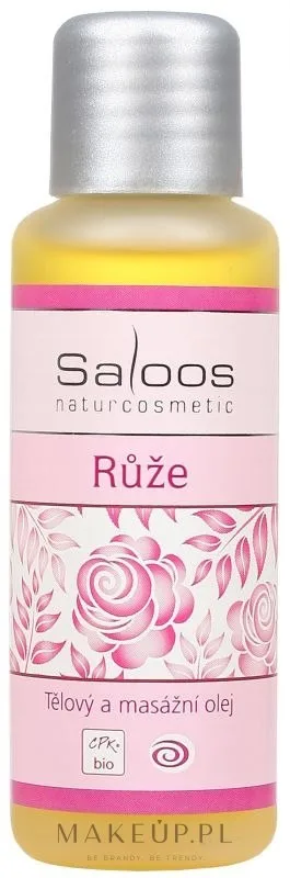 Массажное масло Saloos Rose Massage Oil болгарская роза для расслабляющего массажа 50 мл