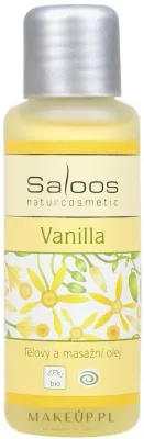 Массажное масло Saloos Vanilla Massage Oil ваниль Бурбон для расслабляющего массажа 50 мл
