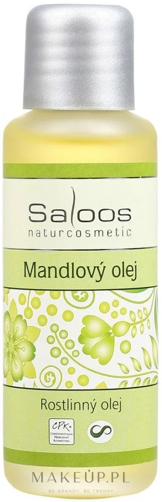 Миндальное масло Saloos Almond Oil для лица тела и волос питание 50 мл