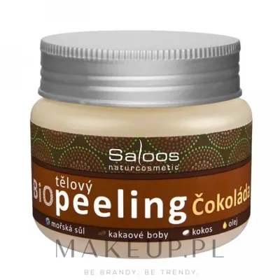 Пилинг для тела Saloos Chocolate шоколадный с маслом какао, 140 мл