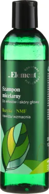 Укрепляющий шампунь против выпадения волос с экстрактом базилика и NMF _Element, 300 мл