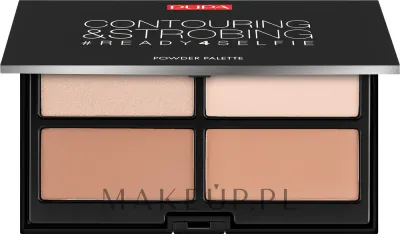 Палетка для контуринга и стробинга Pupa Contouring & Strobing Powder Palette