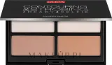 Палетка для контуринга и стробинга Pupa Contouring & Strobing Powder Palette, оттенок 001 - Light Skin — фото 1