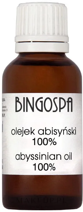 Абиссинское масло BingoSpa 100% для тела и волос лёгкое 30 мл