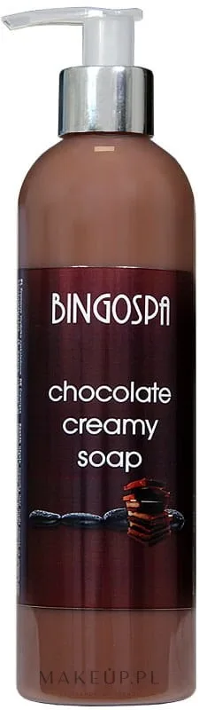 Питательное кремовое мыло BingoSpa Dark Chocolate с тёмным шоколадом, 300 мл