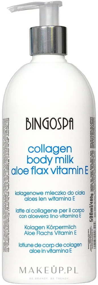 Коллагеновое молочко для тела с алоэ BingoSpa Collagen Body Lotion With Aloe