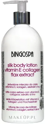 Шёлковое молочко для тела с коллагеном BingoSpa Silk Body Milk