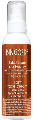 Крем для лица BingoSpa Light with Apricot лёгкий с абрикосом 135 г