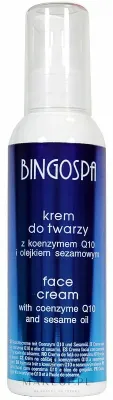 Крем для лица BingoSpa с коэнзимом Q10 и кунжутным маслом 135 г